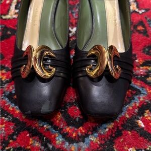 Gucci Black Malaga Heels